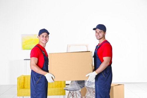 Business inventory stored securely in a Sutton storage unit