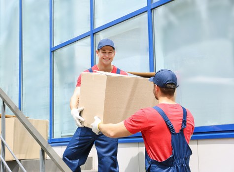 Careful packing of fragile items for a Sutton home move