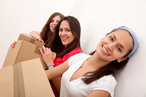 Careful packing materials used for moving services in Sutton