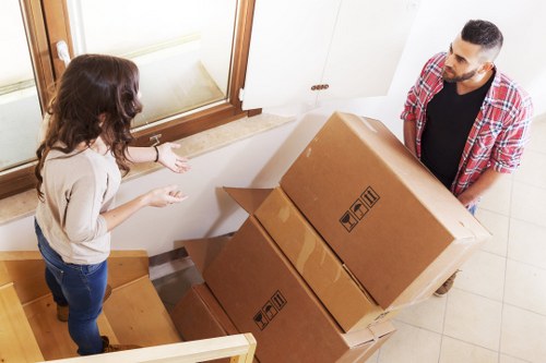 Careful packing and furniture handling during a Sutton house move