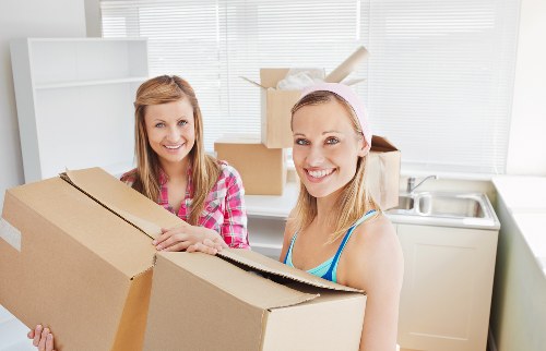 Preparing boxes and labeling items for removals in Sutton