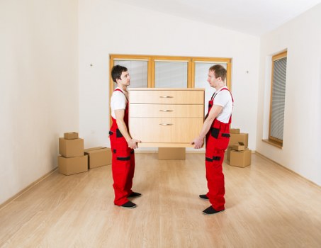 Organised storage facility in Sutton with carefully packed boxes